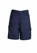 SYZMIK Womens Plain Utility Short - ZWL011